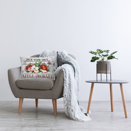 Stupell Industries Pick Your Own Apples Decorative Printed Throw Pillow